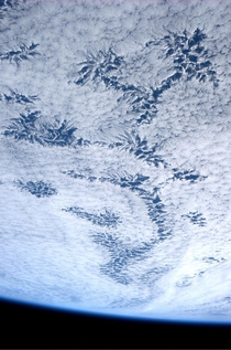Cloud patterns as seen from the ISS x