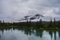 Cloudy day Banff National Park still holds wonders 