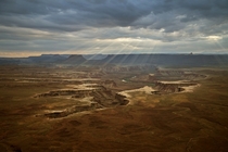 Cloudy evening near Canyonlands Utah  by Trung Tran