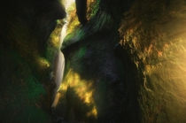 Coastal slot canyons  golden hour  magic West coast of Vancouver Island  tristantodd