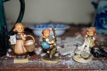 Collectible Hummel Figurines found in an Abandoned House OC x