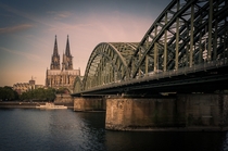 Cologne Cathedral as seen from across the Rhein photographed by Patrik Walde 