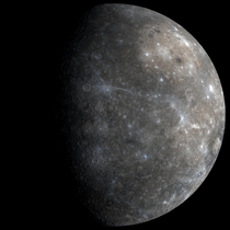 Color view of Mercury from MESSENGER flyby  