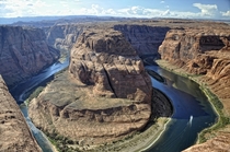 Colorado River at Horseshoe Bend Arizona  by Paul Hermans