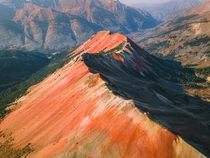 Colorados Red Mountain One of the most bizarre and beautiful places in the state and you can drive to the top of it 