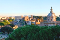 Colosseum in Rome - Landscape View  lorinbraticevicicom