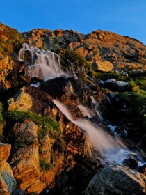 Columbine Falls in Rocky Mountain National Park 