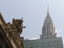 Contrasting Manhattan architecture OC