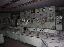 Control Panel Hearn Generating Station Toronto Canada 