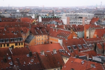Copenhagen rooftops from the Rundetaarn 