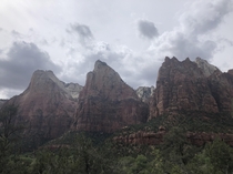 Court of The Patriarchs Zion National Park 