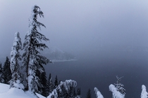 Crater Lake OR received a record amount of snow this year for December 