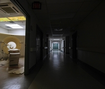 Creepy bando hospital with power and MRI machines