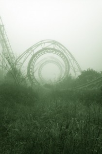 Creepy But Strangely Cool Abandoned Amusement Park   x 