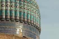 Cupola of the Bibi-Khanym Mosque Samarkand Uzbekistan 
