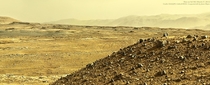 Curiosity Stops to Thwack Its Instruments Take Amazing Panoramas Mar  