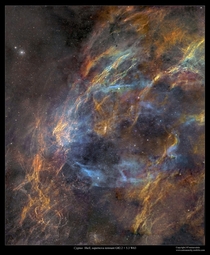 Cygnus Shell Supernova Remnant W Credit amp Copyright J-P Metsavainio Astro Anarchy 