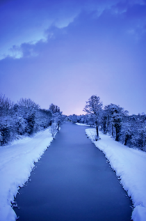 Dawn - After a Rare Snowstorm in Ireland  x