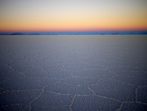 Dawn on the Salt Flats near Uyuni Bolivia 