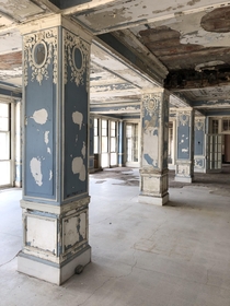 Decaying hotel