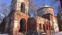 Destroyed Church in Pankovo Vladimir region Russia