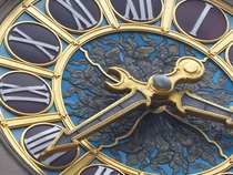 Detail Tiffany Clock Grand Central Station NY NYx