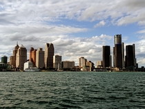 Detroit Michigan - view from Windsor Canada