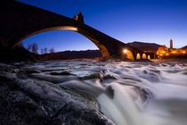 Devils Bridge in Bobbio Piacenza northern Italy  xpost from rItalyPhotos