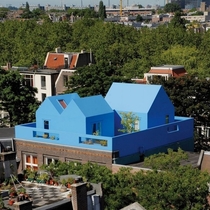 Didden Village rooftop house extension Rotterdam Netherlands designed by MVRDV in  