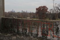 Different View of Detroit skyline from Packard Plant - Detroit MI