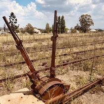 Disused railway on the boarder of New South Wales and Queensland Australia 