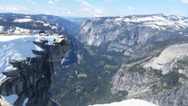 Diving Board - Half Dome Yosemite April  