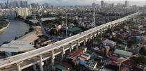 Double Decker Elevated Highway in Manila Philippines