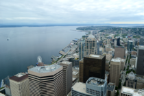 Downtown Seattle from the Tallest Building in Washington State 