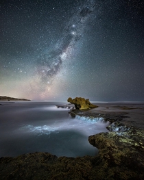 Dragons Head under a sky full of stars Mornington Peninsula Australia  x donaldhyip
