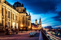 Dresden Germany at sunset  Photographed by Fresch-Energy