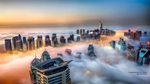 Dubai above the clouds  by Sajeesh Shanmughan  xpost rSomeoneTookAPicture