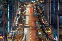 Dubai Multicore CPU - long exposure of Dubais highways  by Daniel Cheong