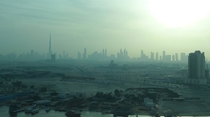Dubai Skyline from moderately far away 