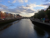 Dublin from Hapenny bridge 