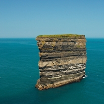 Dun Briste a sea-stack near the Irish coast  x-post rpics