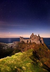 Dunluce Castle along the North Antrim coast Northern Ireland 
