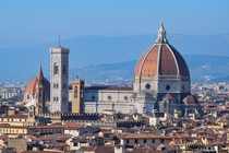Duomo di Firenze Florence Italy Taken from Piazzale Michelangelo 