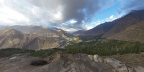 Eagle eye view hunza Gilgit-Baltistan 
