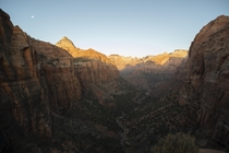 Early Hike for the Delicate First Light of Morning in Zion National Park x 