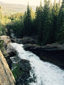 Early morning at Alberta Falls Rocky Mountain National Park    N    W 