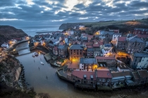Early morning in Staithes UK 