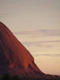Eastern end of Uluru Ayers Rock NT Australia 