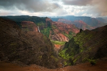 Easy to see why this place is known as the Grand Canyon of the Pacific Waimea Canyon Kauai HI 