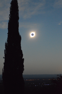 Eclipse Total de Sol en Merlo San Luis Argentina el  de Julio de 